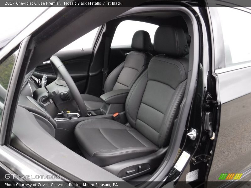 Mosaic Black Metallic / Jet Black 2017 Chevrolet Cruze Premier