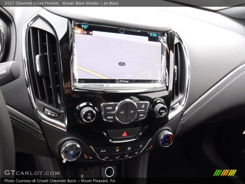 Mosaic Black Metallic / Jet Black 2017 Chevrolet Cruze Premier