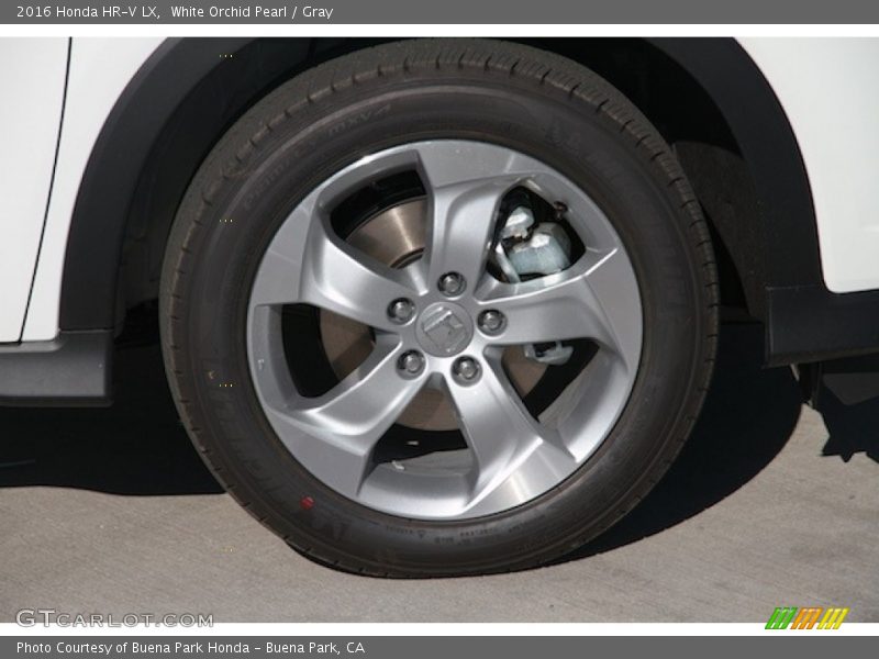 White Orchid Pearl / Gray 2016 Honda HR-V LX