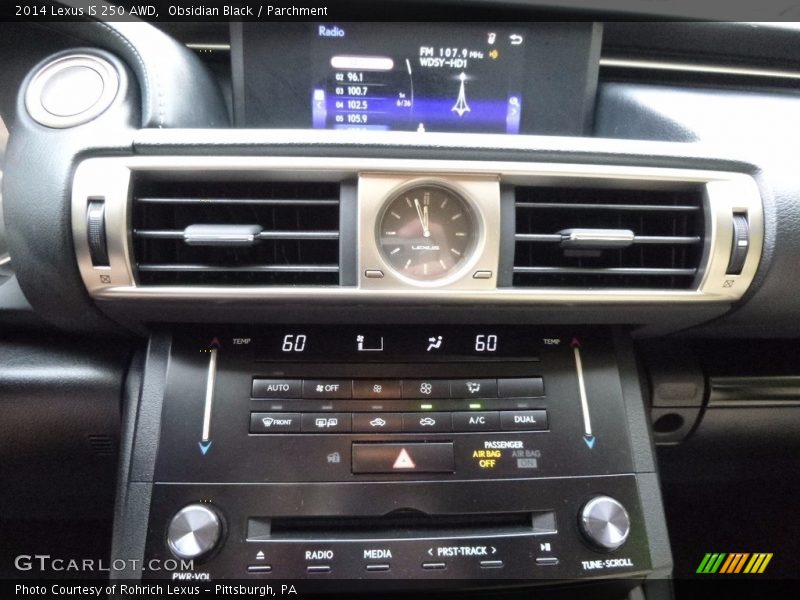 Obsidian Black / Parchment 2014 Lexus IS 250 AWD