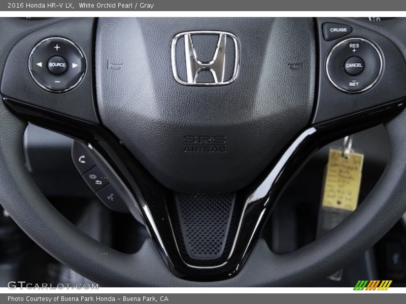 White Orchid Pearl / Gray 2016 Honda HR-V LX
