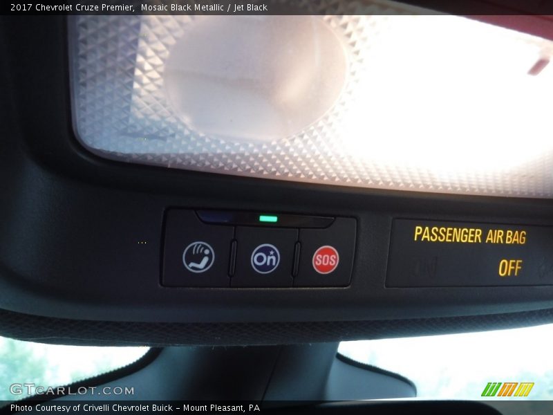 Mosaic Black Metallic / Jet Black 2017 Chevrolet Cruze Premier