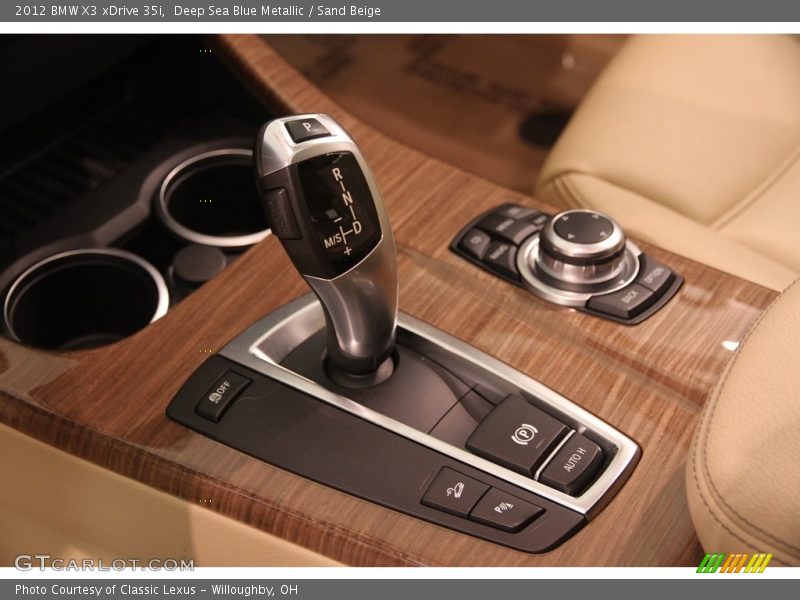 Deep Sea Blue Metallic / Sand Beige 2012 BMW X3 xDrive 35i