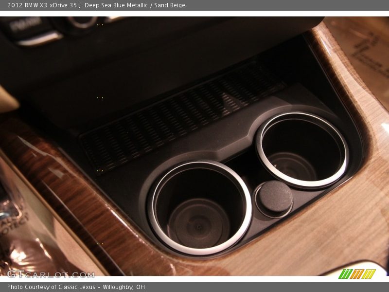 Deep Sea Blue Metallic / Sand Beige 2012 BMW X3 xDrive 35i
