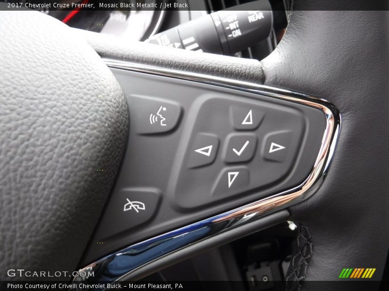 Mosaic Black Metallic / Jet Black 2017 Chevrolet Cruze Premier