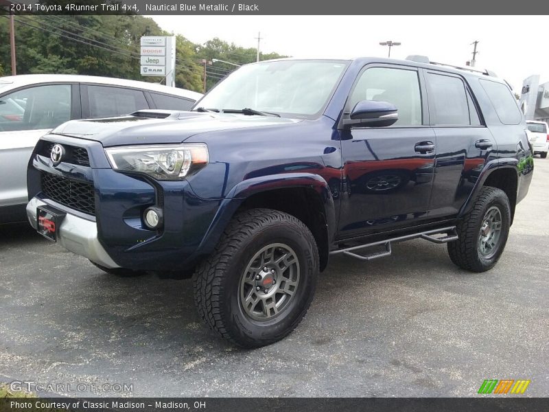 Nautical Blue Metallic / Black 2014 Toyota 4Runner Trail 4x4