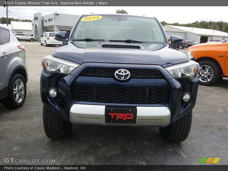 Nautical Blue Metallic / Black 2014 Toyota 4Runner Trail 4x4