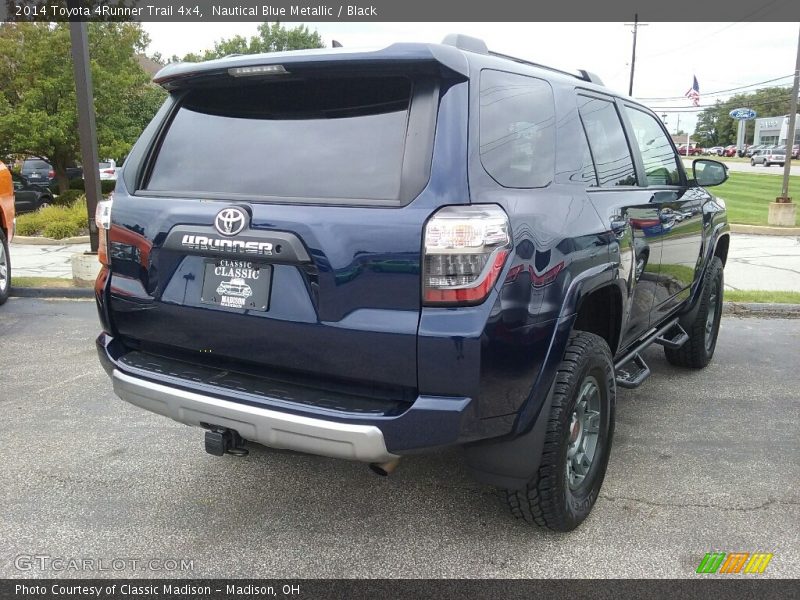Nautical Blue Metallic / Black 2014 Toyota 4Runner Trail 4x4