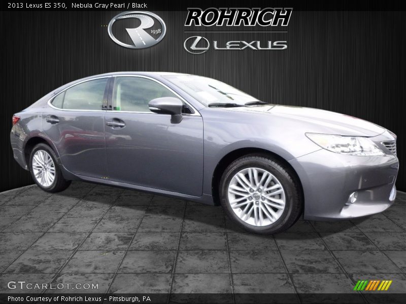 Nebula Gray Pearl / Black 2013 Lexus ES 350