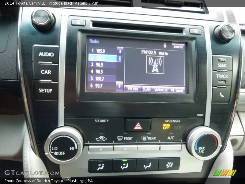 Attitude Black Metallic / Ash 2014 Toyota Camry LE