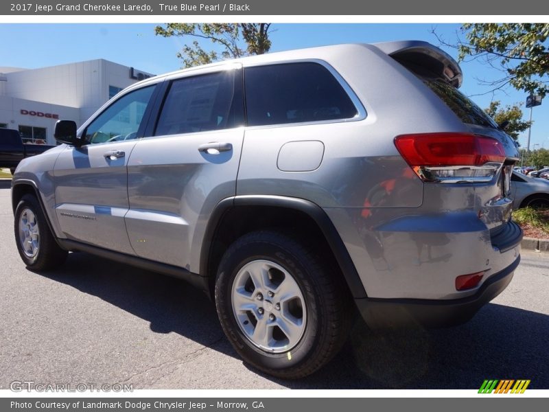 True Blue Pearl / Black 2017 Jeep Grand Cherokee Laredo