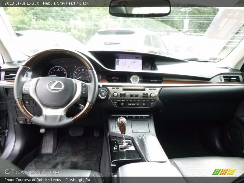Nebula Gray Pearl / Black 2013 Lexus ES 350