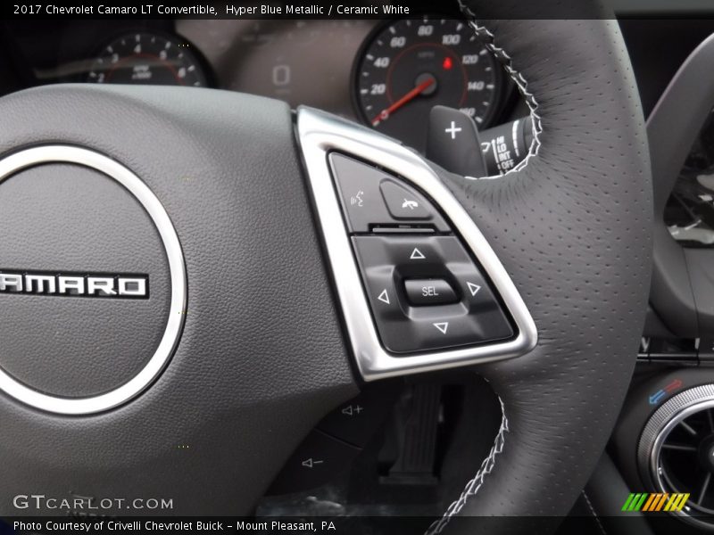 Controls of 2017 Camaro LT Convertible