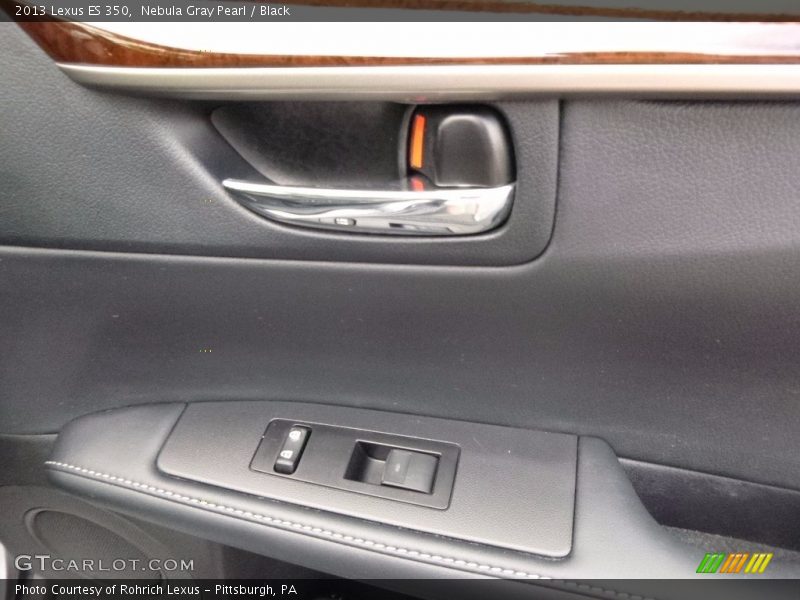 Nebula Gray Pearl / Black 2013 Lexus ES 350