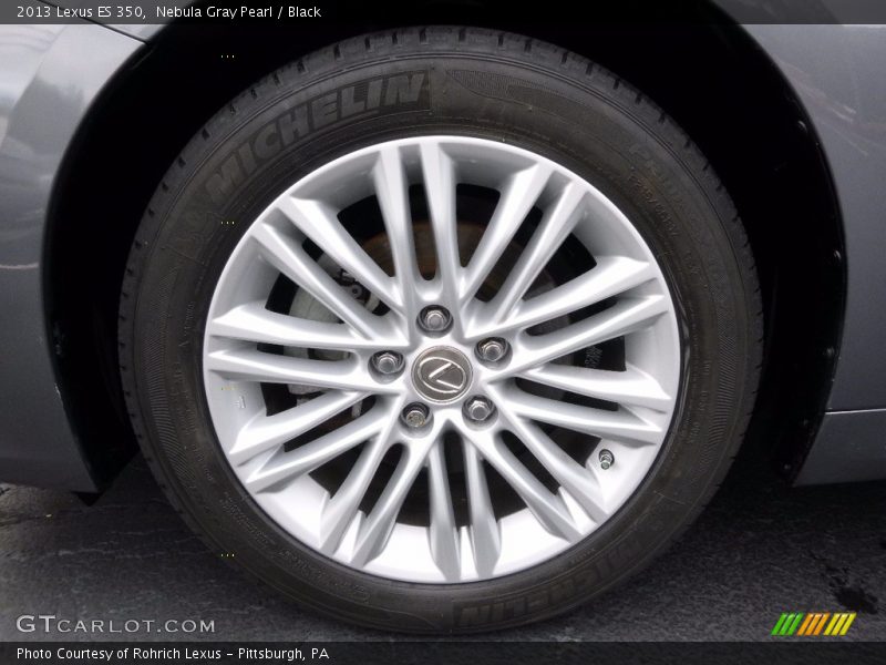 Nebula Gray Pearl / Black 2013 Lexus ES 350