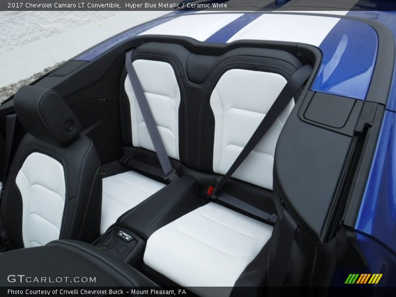 Rear Seat of 2017 Camaro LT Convertible