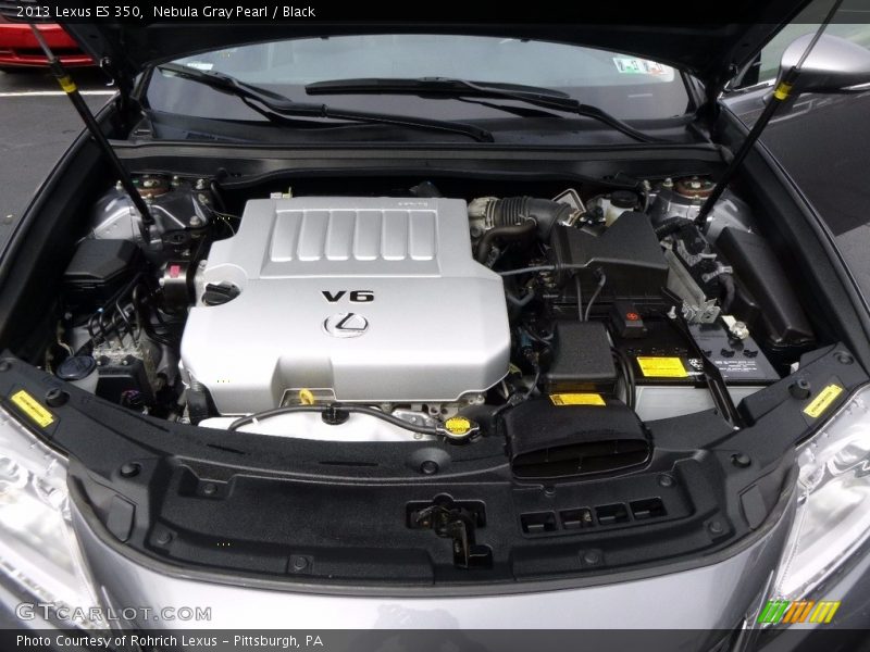Nebula Gray Pearl / Black 2013 Lexus ES 350