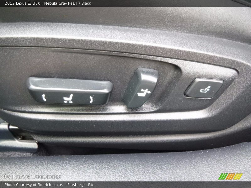 Nebula Gray Pearl / Black 2013 Lexus ES 350