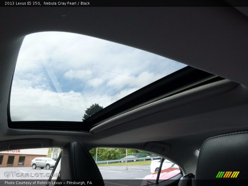 Nebula Gray Pearl / Black 2013 Lexus ES 350