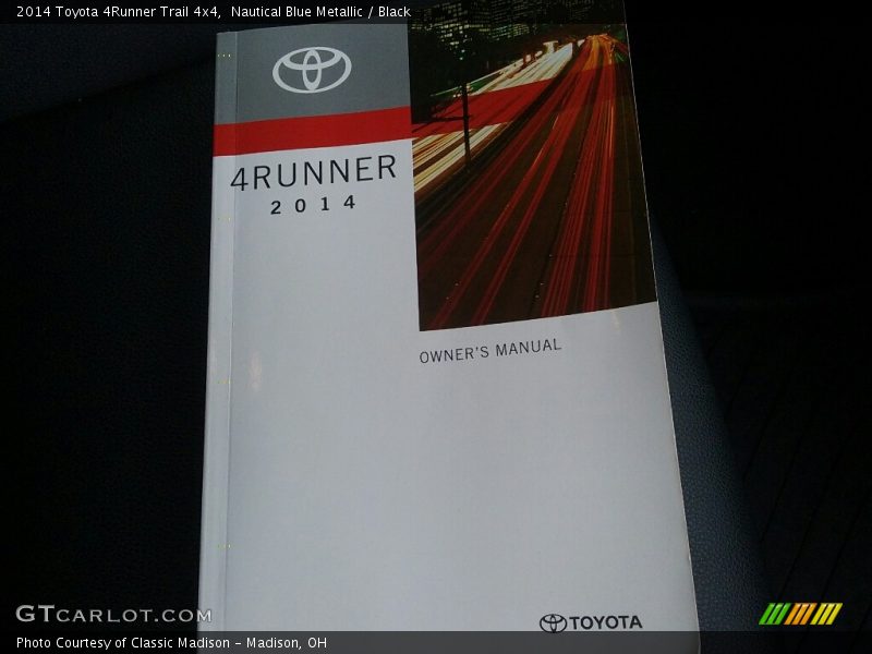 Nautical Blue Metallic / Black 2014 Toyota 4Runner Trail 4x4