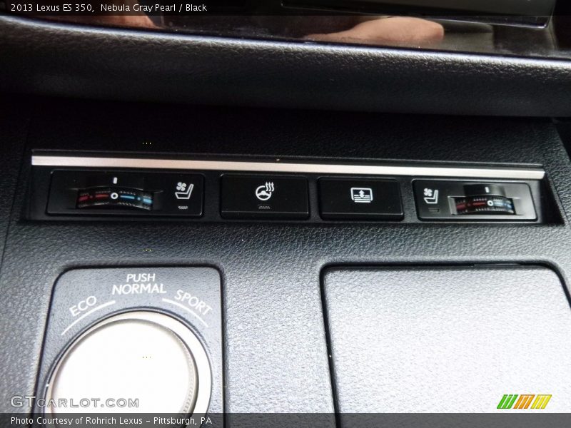 Nebula Gray Pearl / Black 2013 Lexus ES 350