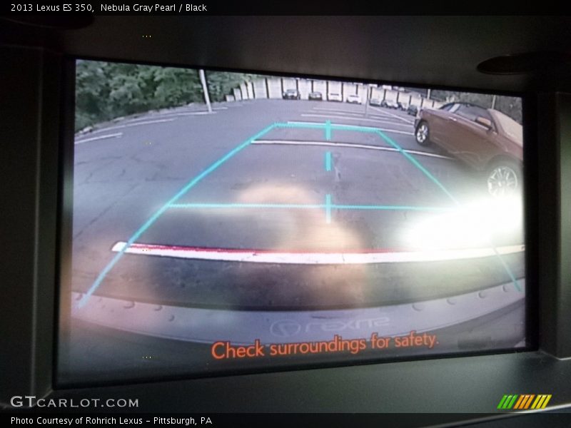 Nebula Gray Pearl / Black 2013 Lexus ES 350