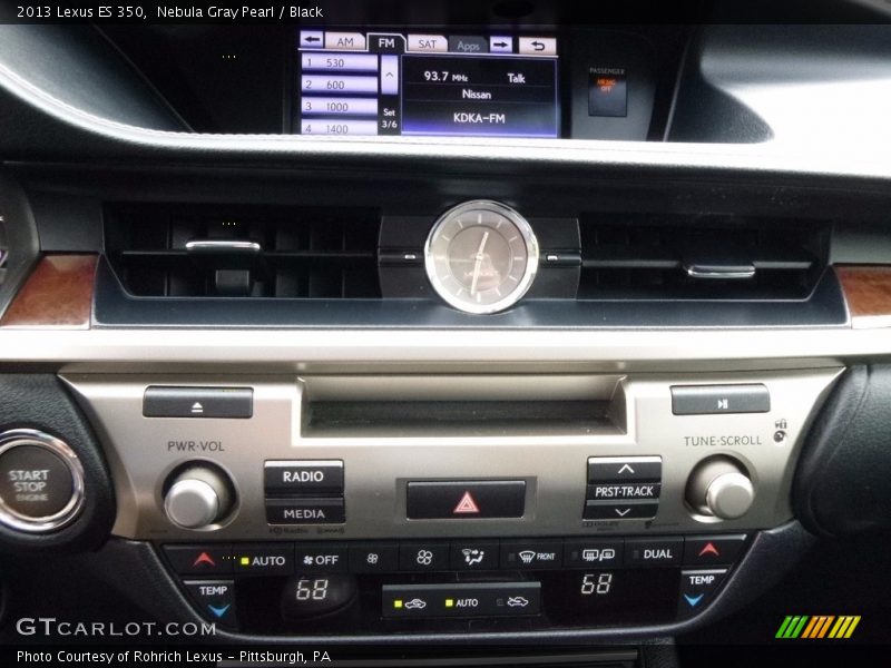 Nebula Gray Pearl / Black 2013 Lexus ES 350