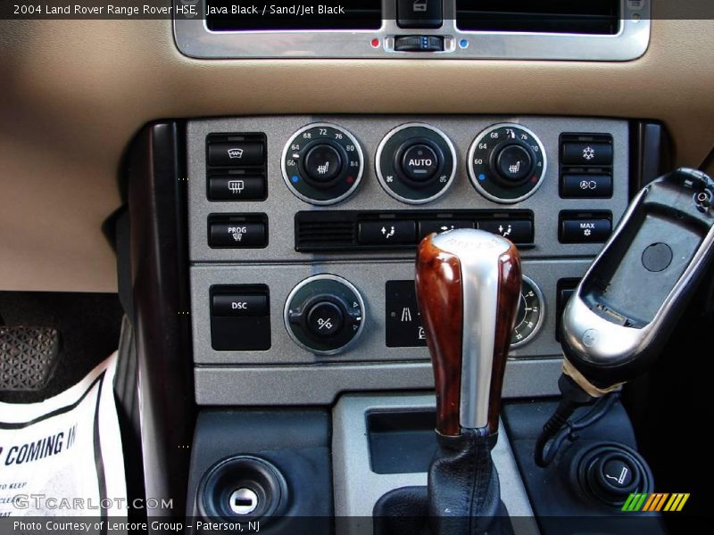 Java Black / Sand/Jet Black 2004 Land Rover Range Rover HSE