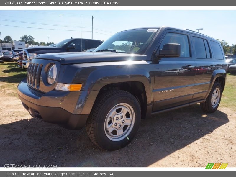 Granite Crystal Metallic / Dark Slate Gray 2017 Jeep Patriot Sport