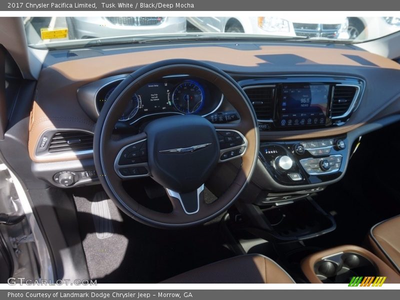 Tusk White / Black/Deep Mocha 2017 Chrysler Pacifica Limited
