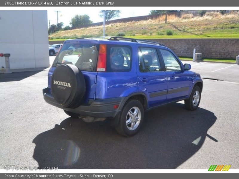 Electron Blue Metallic / Dark Gray 2001 Honda CR-V EX 4WD