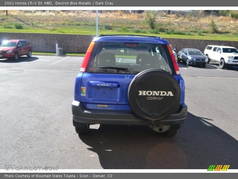 Electron Blue Metallic / Dark Gray 2001 Honda CR-V EX 4WD
