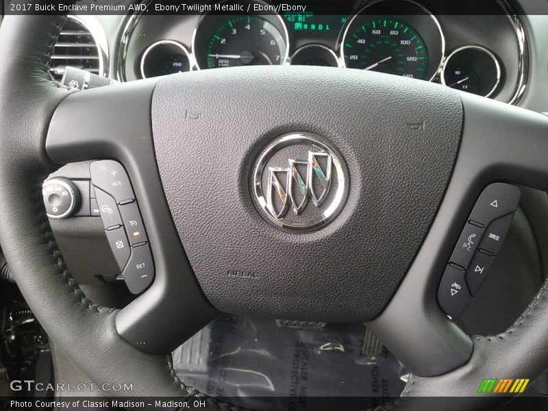 Ebony Twilight Metallic / Ebony/Ebony 2017 Buick Enclave Premium AWD