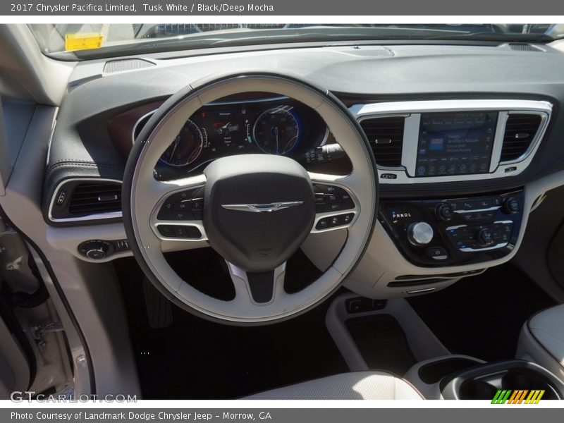 Tusk White / Black/Deep Mocha 2017 Chrysler Pacifica Limited