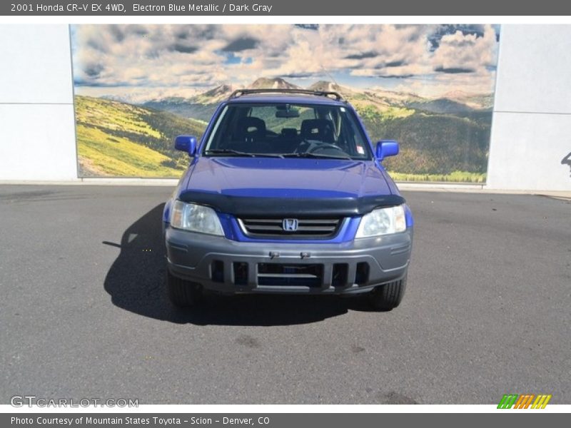 Electron Blue Metallic / Dark Gray 2001 Honda CR-V EX 4WD