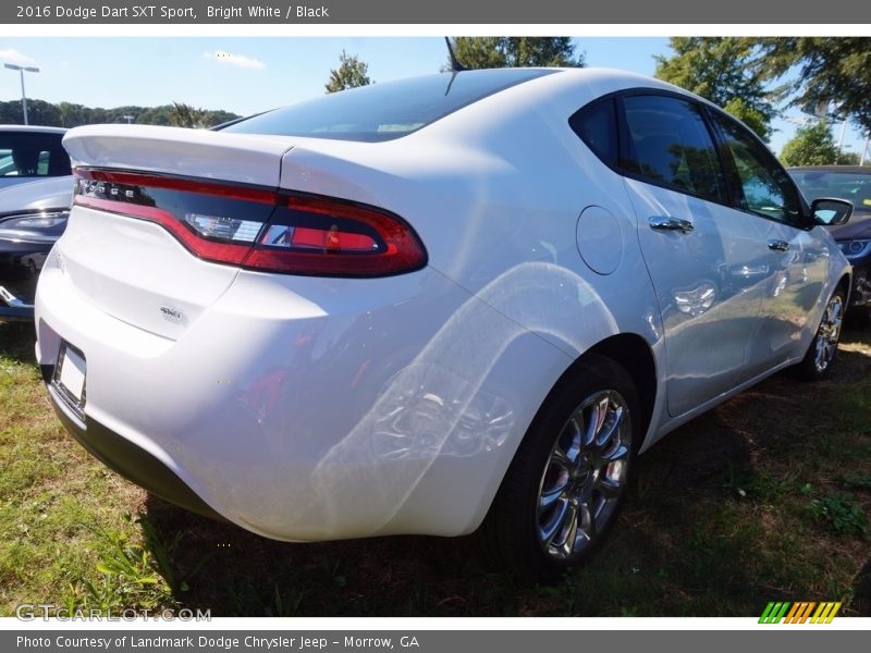 Bright White / Black 2016 Dodge Dart SXT Sport
