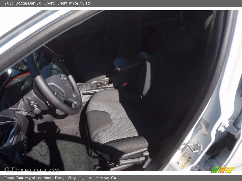 Bright White / Black 2016 Dodge Dart SXT Sport