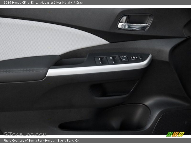 Alabaster Silver Metallic / Gray 2016 Honda CR-V EX-L