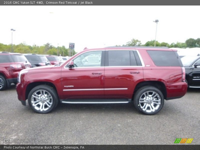 Crimson Red Tintcoat / Jet Black 2016 GMC Yukon SLT 4WD