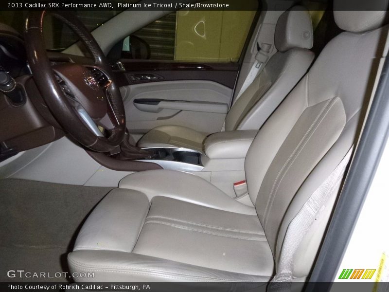 Platinum Ice Tricoat / Shale/Brownstone 2013 Cadillac SRX Performance AWD