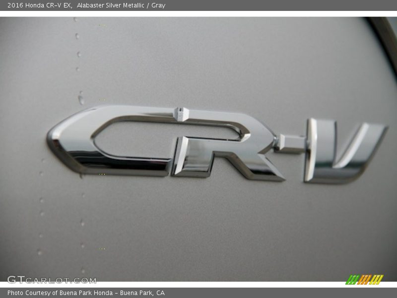 Alabaster Silver Metallic / Gray 2016 Honda CR-V EX