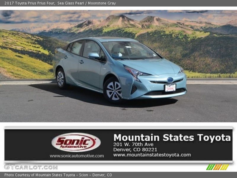 Sea Glass Pearl / Moonstone Gray 2017 Toyota Prius Prius Four