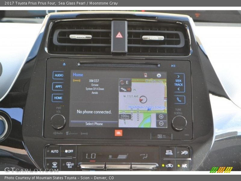 Sea Glass Pearl / Moonstone Gray 2017 Toyota Prius Prius Four