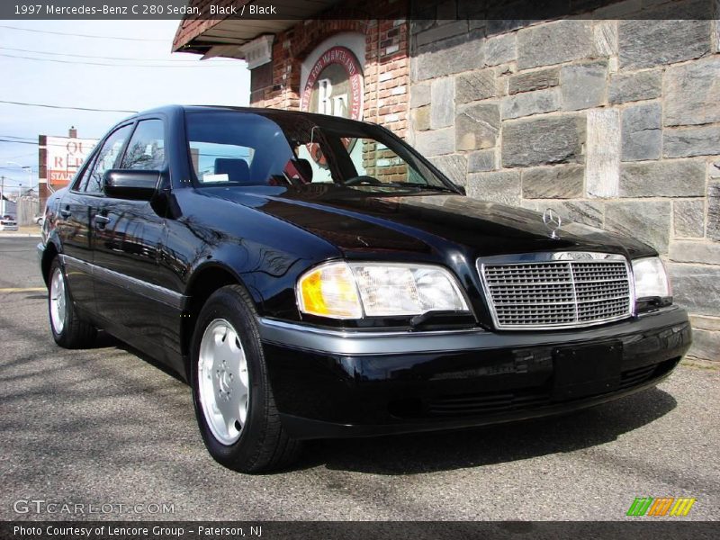 Black / Black 1997 Mercedes-Benz C 280 Sedan