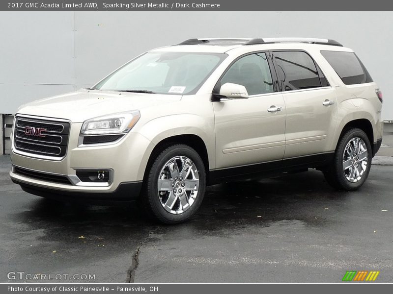 Sparkling Silver Metallic / Dark Cashmere 2017 GMC Acadia Limited AWD