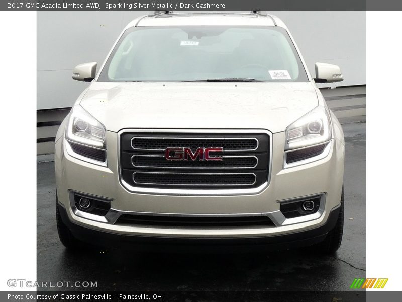 Sparkling Silver Metallic / Dark Cashmere 2017 GMC Acadia Limited AWD