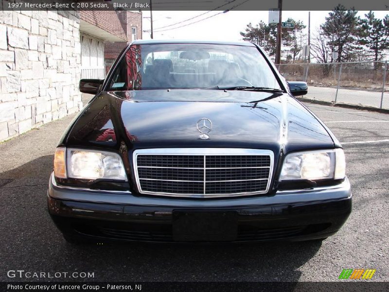 Black / Black 1997 Mercedes-Benz C 280 Sedan