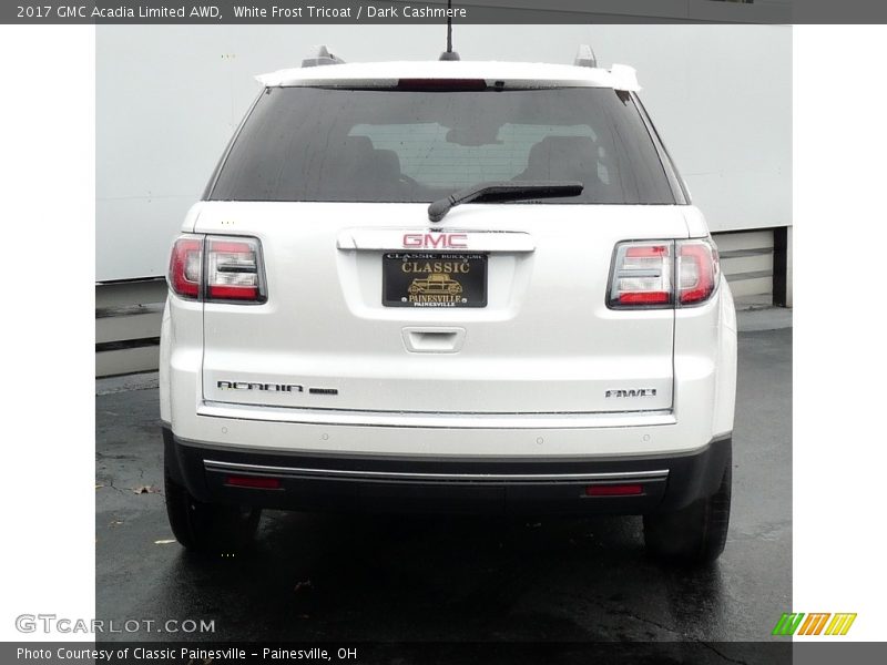 White Frost Tricoat / Dark Cashmere 2017 GMC Acadia Limited AWD