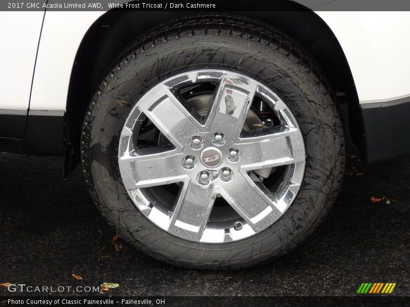 White Frost Tricoat / Dark Cashmere 2017 GMC Acadia Limited AWD