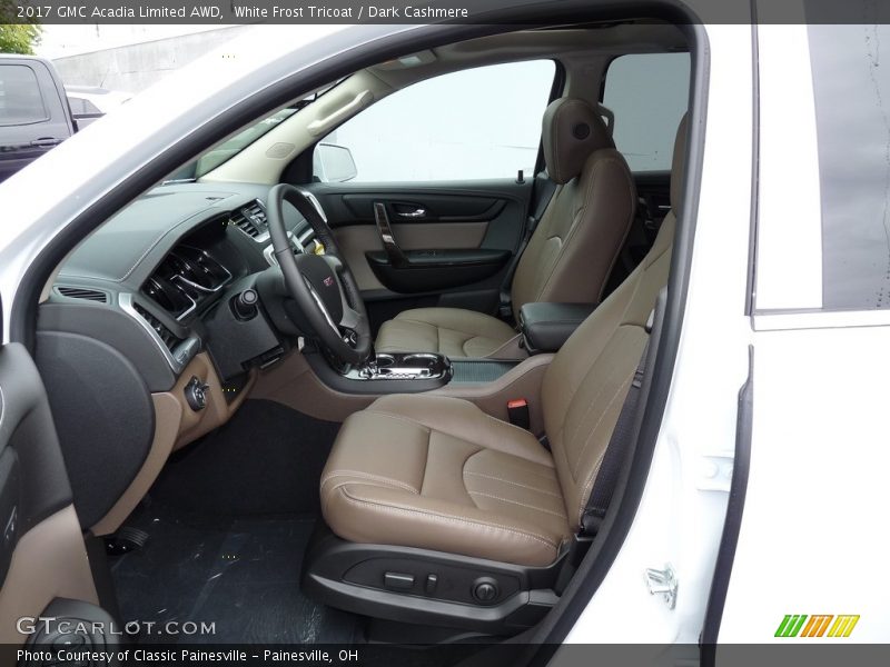 White Frost Tricoat / Dark Cashmere 2017 GMC Acadia Limited AWD